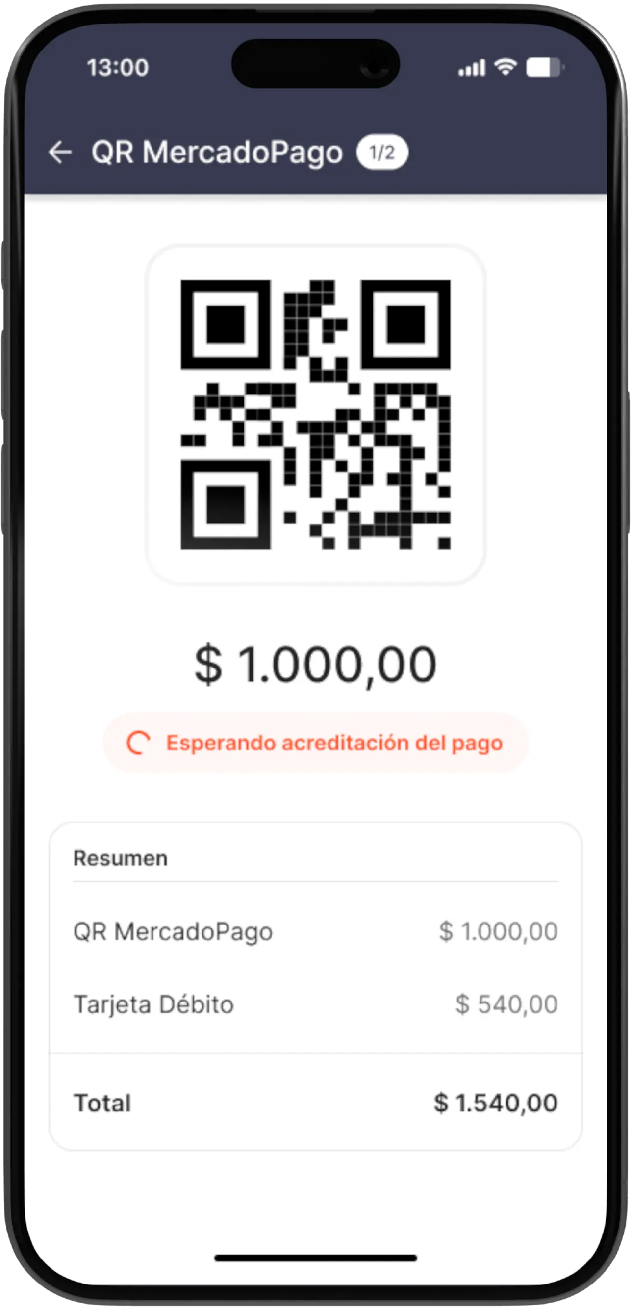 QR in Fudo App